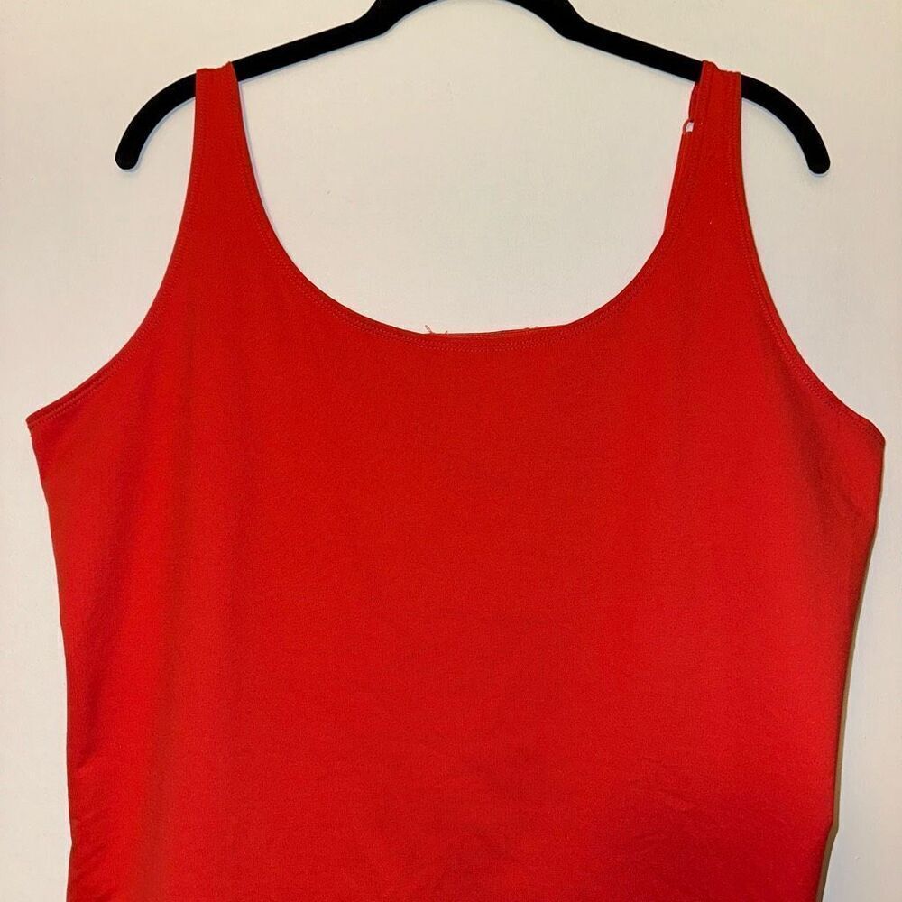 Chicos Women’s Solid Red Adjustable Strap Tank To… - image 3